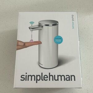 Brand New SimpleHuman Sensor Soap Dispenser, White